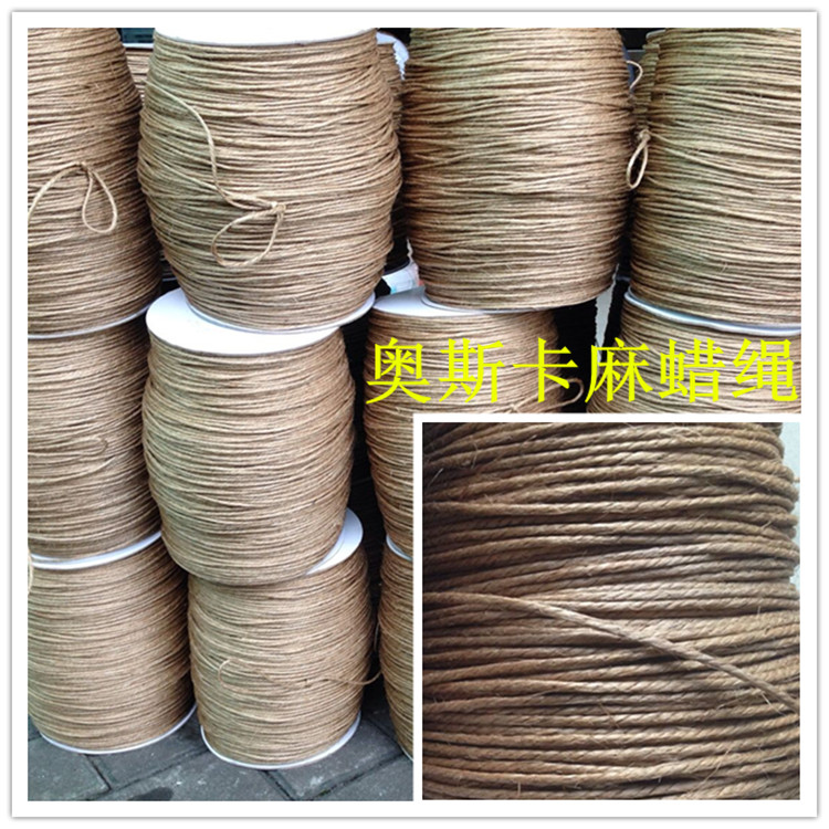 供應(yīng)用于裝修，工藝品|捆扎，安全繩的麻繩、麻蠟線、三股扭拔河繩