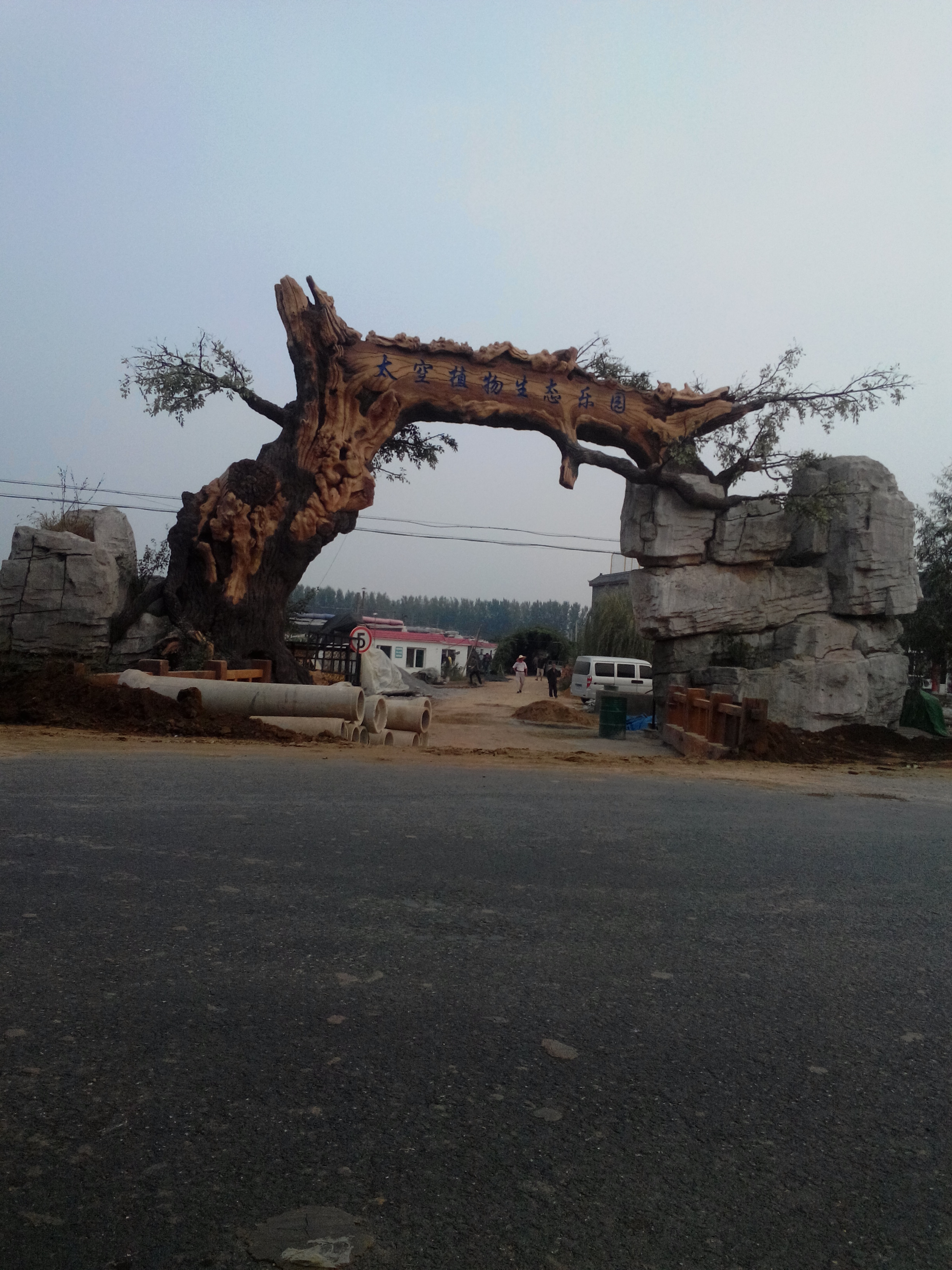 仿真树大门 景观假树大门制作厂家 假树大门批发 福建假树大门厂家电话 水泥仿真树大门图片