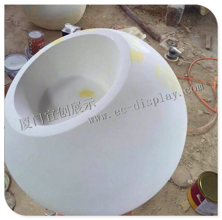 半圓斜切口花盆 商場(chǎng)花盆圖片/半圓斜切口花盆 商場(chǎng)花盆樣板圖 (3)