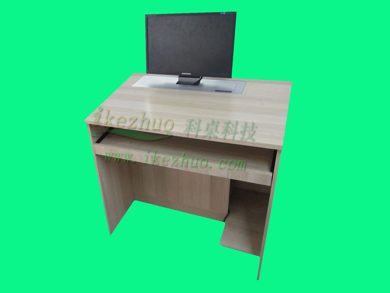 機(jī)房升降電腦桌 液晶屏電腦升降桌圖片