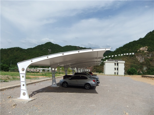 供應(yīng)優(yōu)質(zhì)膜結(jié)構(gòu)汽車遮陽棚、浙江天禧膜結(jié)構(gòu)遮陽景觀