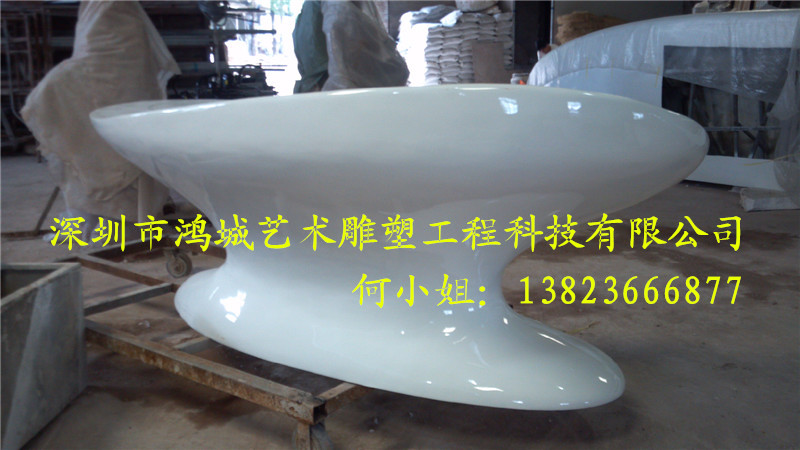 供應(yīng)用于發(fā)光的玻璃鋼接待前臺(tái)雕塑 玻璃鋼前臺(tái)雕塑