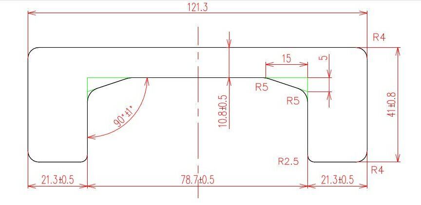 2.5吨叉车用可切割门架型钢图片