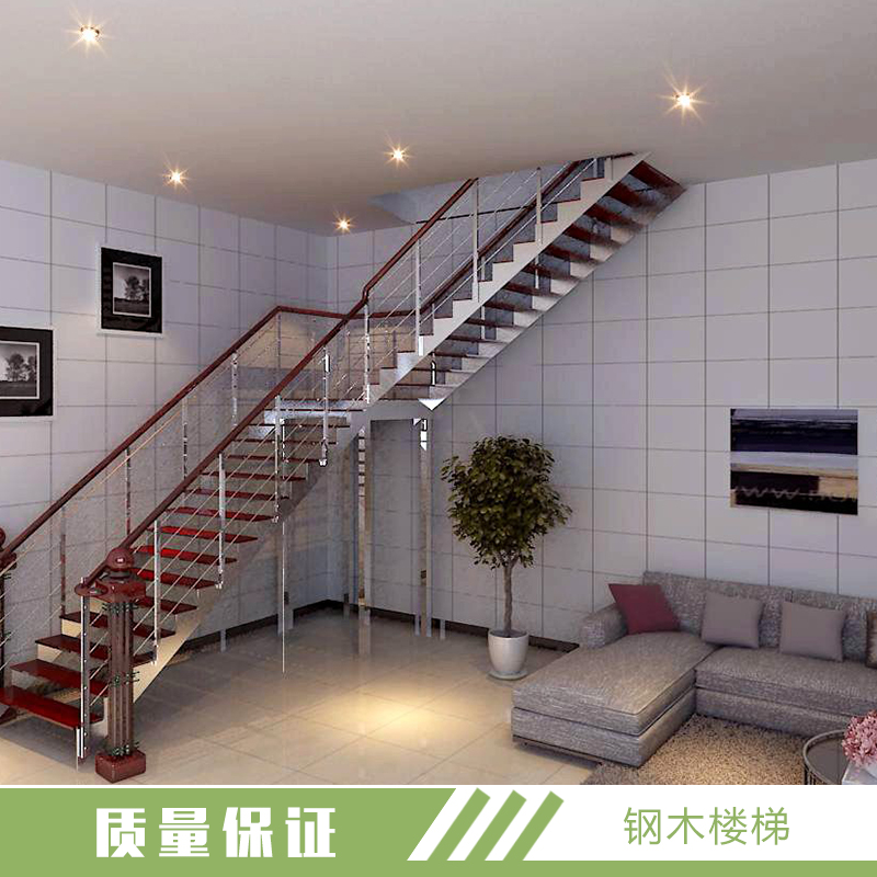 鋼木樓梯圖片/鋼木樓梯樣板圖 (2)