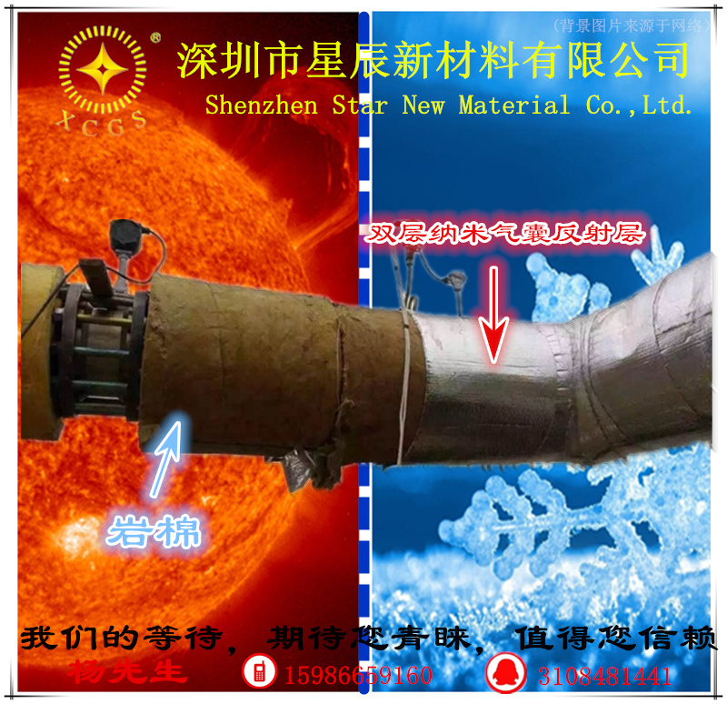 國家電網(wǎng)基建選擇 建筑隔熱 管道保溫材料 雙層納米氣囊反射層