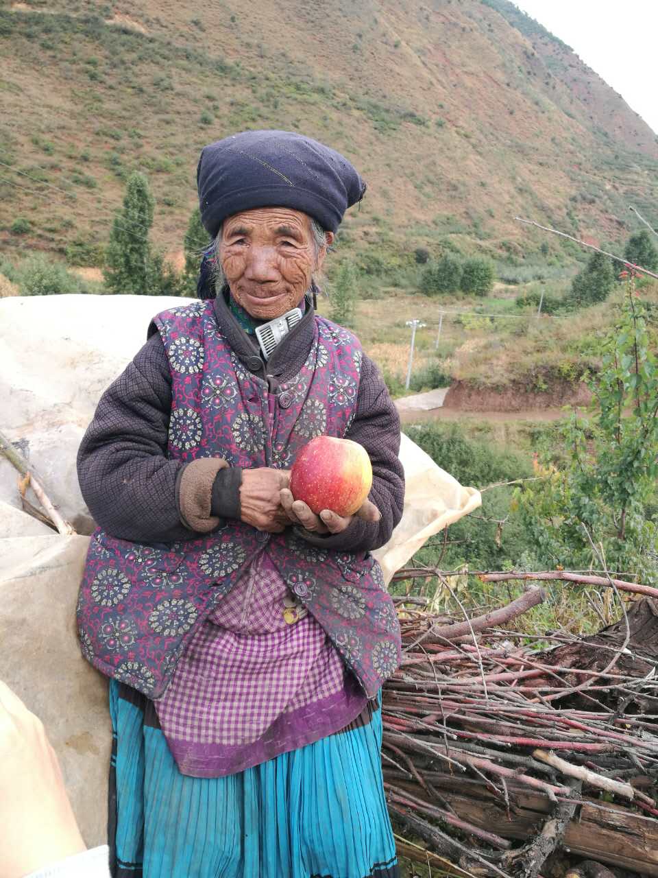 大涼山鹽源蘋果丑蘋果富士