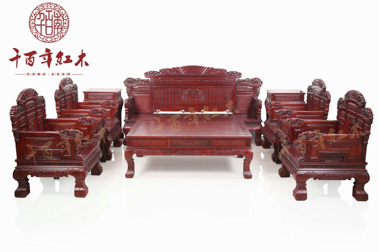 紅酸枝家具 千百年紅木 古典沙發(fā)圖片/紅酸枝家具 千百年紅木 古典沙發(fā)樣板圖 (1)
