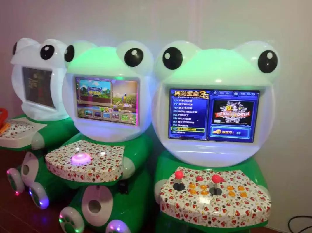 菏澤青蛙套牛機投幣*彈珠機動物滾滾球游樂設(shè)備廠家直銷