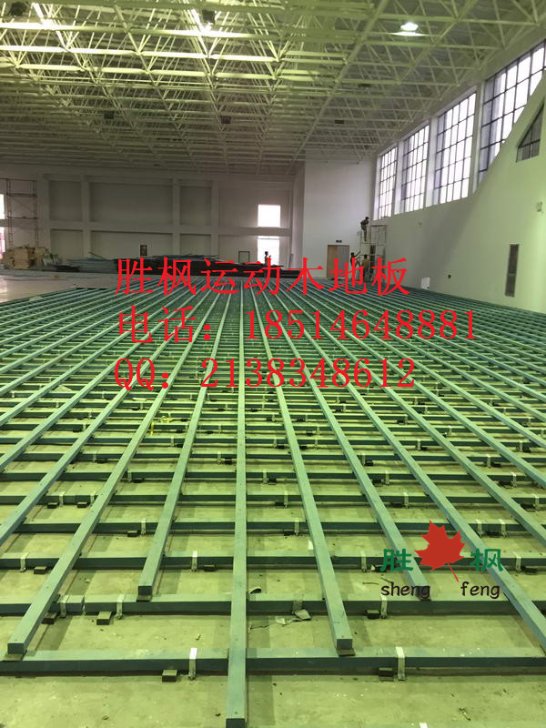 浙江金華室內(nèi)籃球場木地板圖片/浙江金華室內(nèi)籃球場木地板樣板圖 (4)