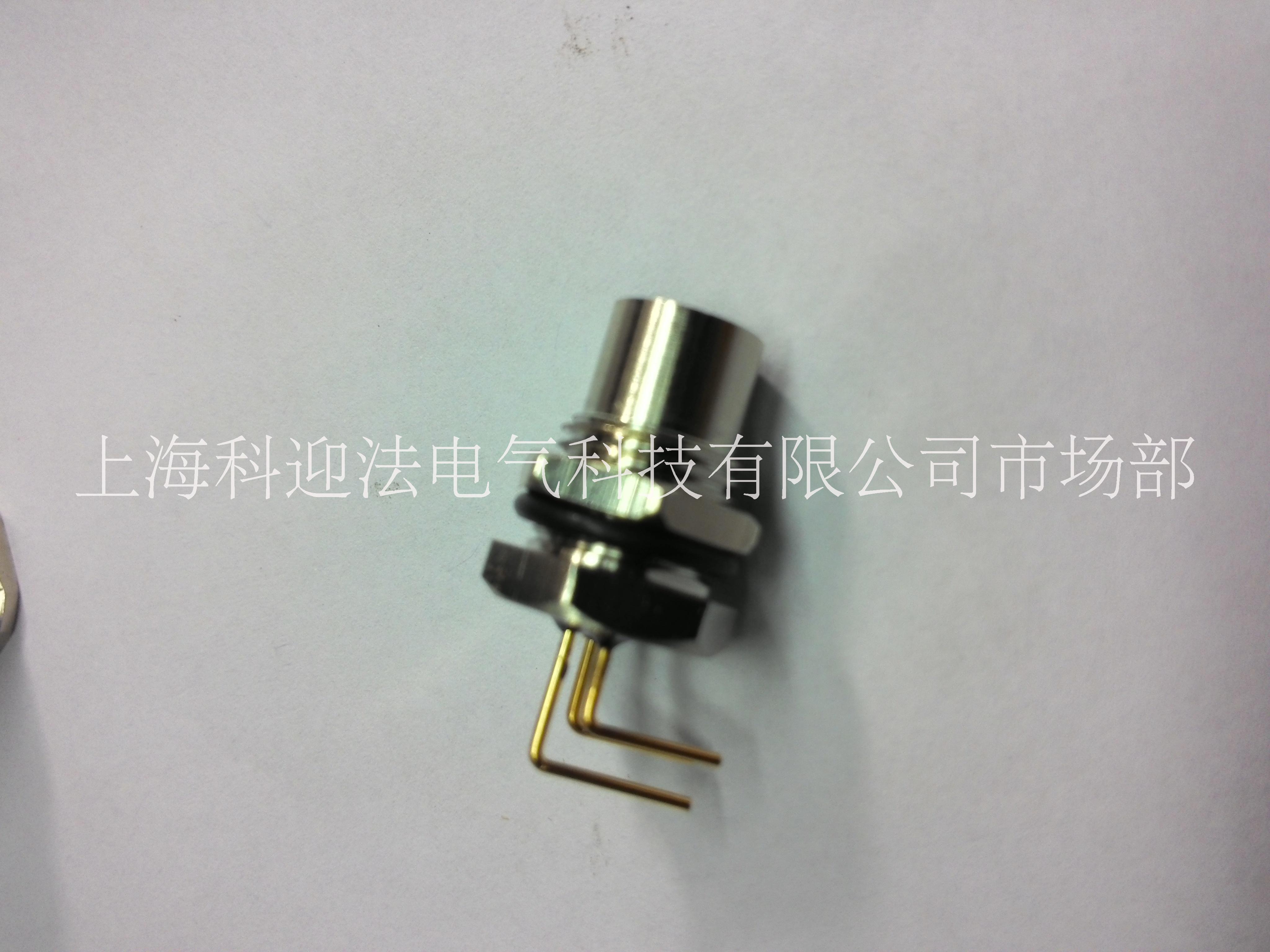 M8彎腳插座PCB插座連接器與M8電纜插頭*