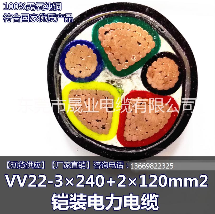南洋電纜VV22 5芯鎧裝電纜線(xiàn)東莞廠家直銷(xiāo)商，電纜VV22 5