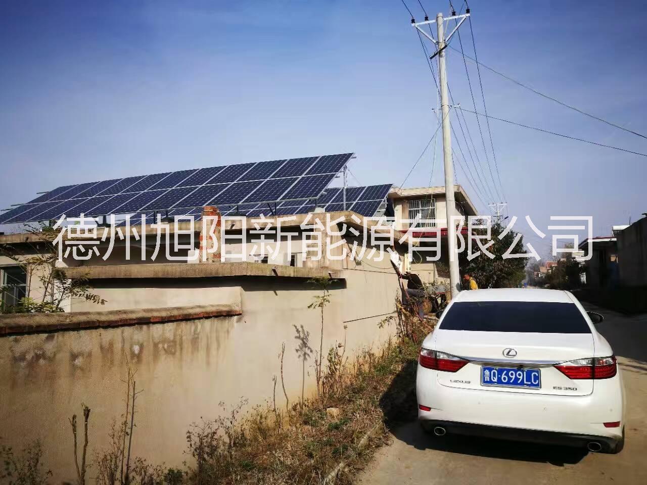 河北衡水10KW光伏发电  厂房屋顶光伏发电组件图片