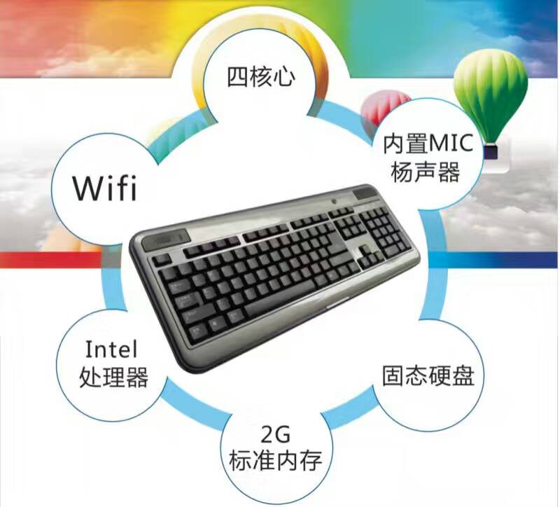 鍵盤一體機