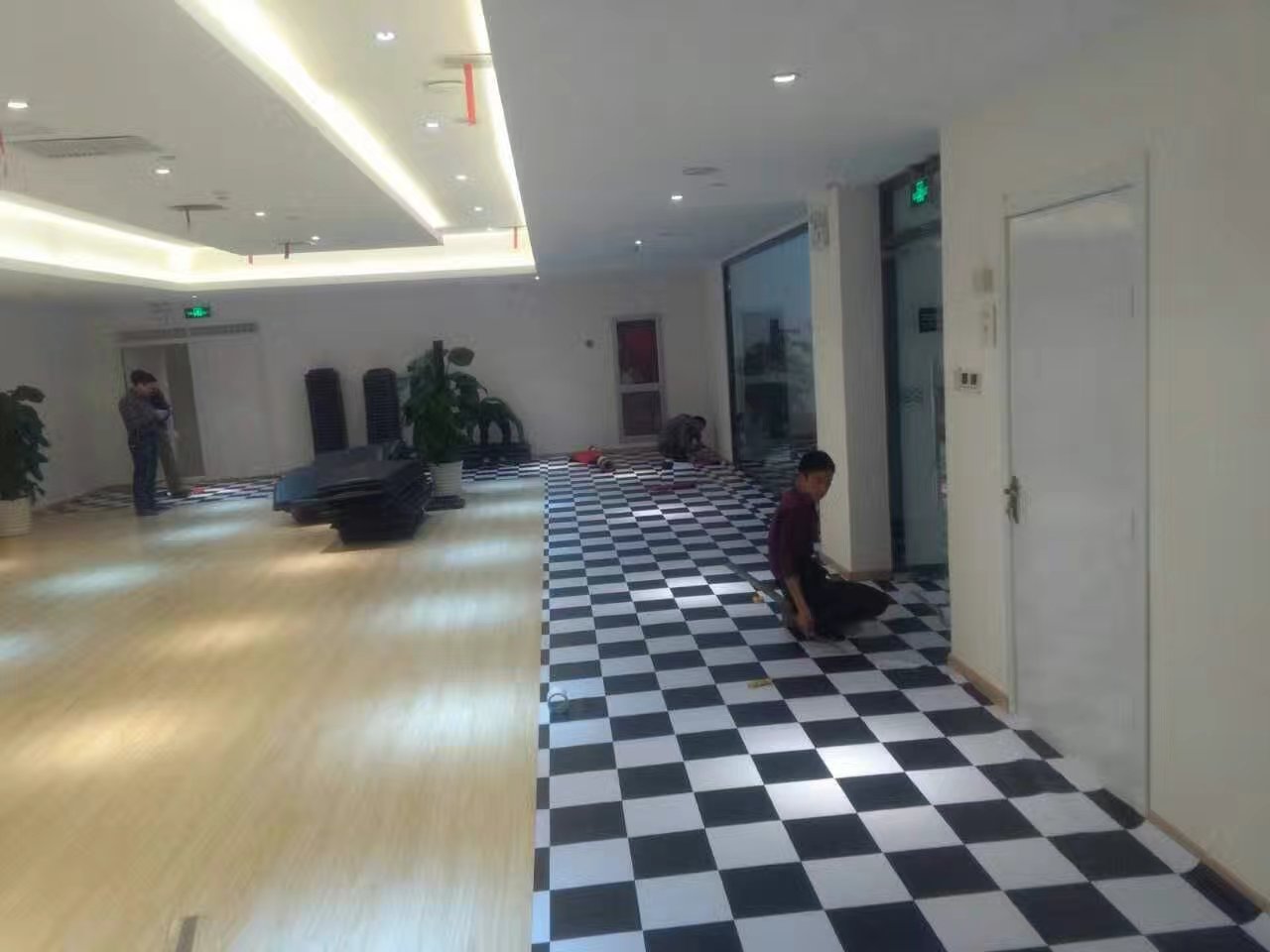pvc塑膠地板圖片/pvc塑膠地板樣板圖 (3)