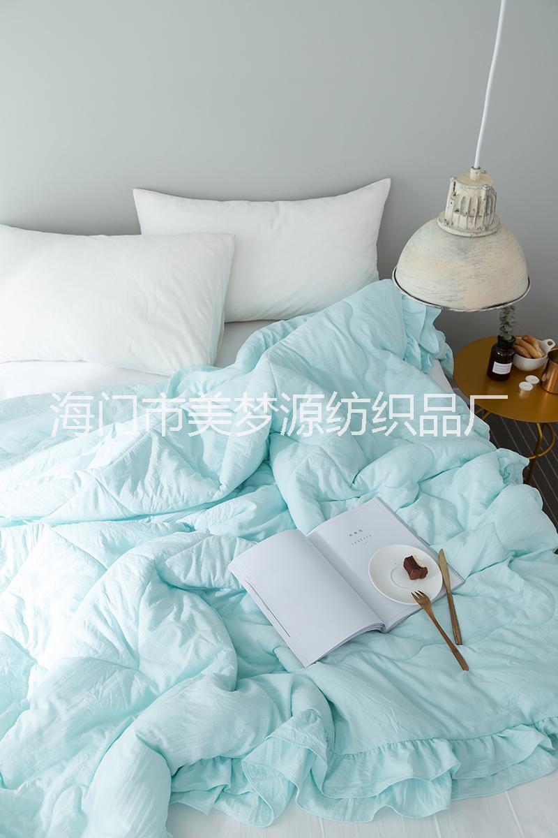 可水洗的水洗棉空調夏涼被 環(huán)保親膚泡泡夏被