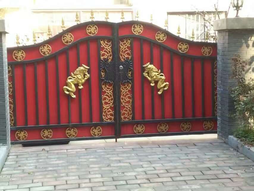 鐵藝大門(mén)圖片/鐵藝大門(mén)樣板圖 (1)