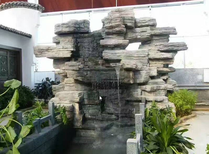 假山噴泉圖片/假山噴泉樣板圖 (1)