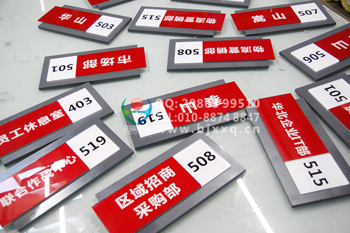 能更換內(nèi)容門牌亞克力標(biāo)牌圖片