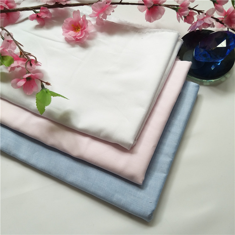 40S/1精梳仿絲牛津紡襯衣面料現貨工廠