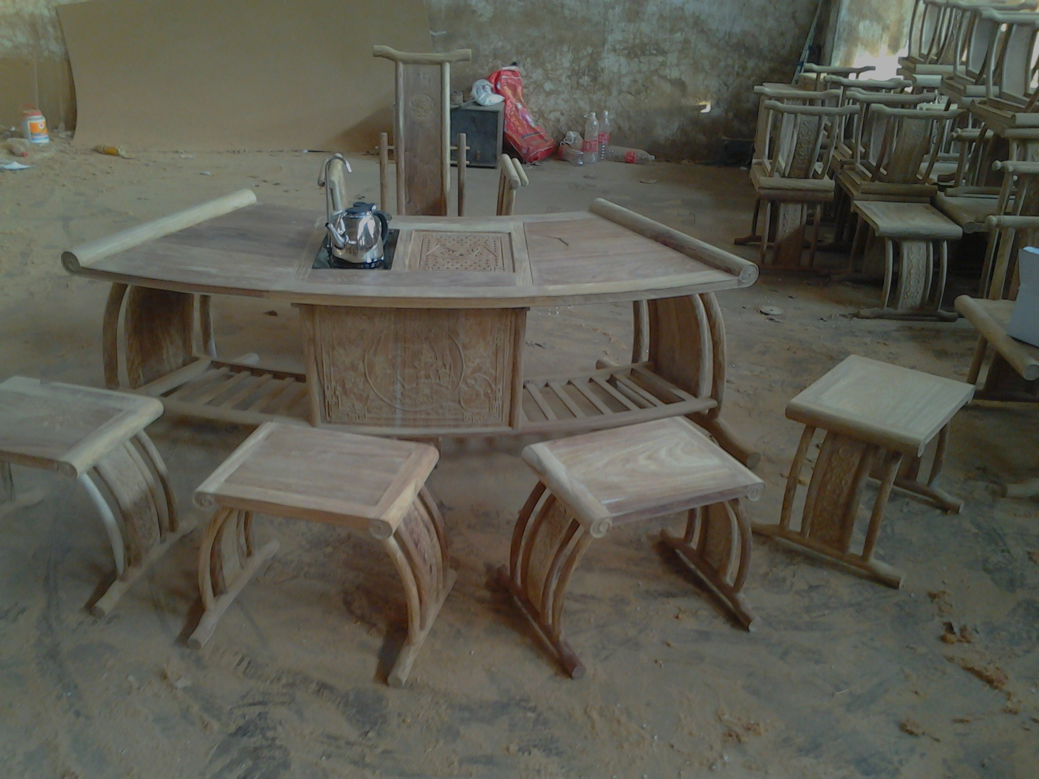 復雜扇形茶臺6件套圖片/復雜扇形茶臺6件套樣板圖 (3)