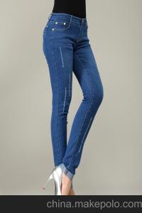 修身顯瘦牛仔褲