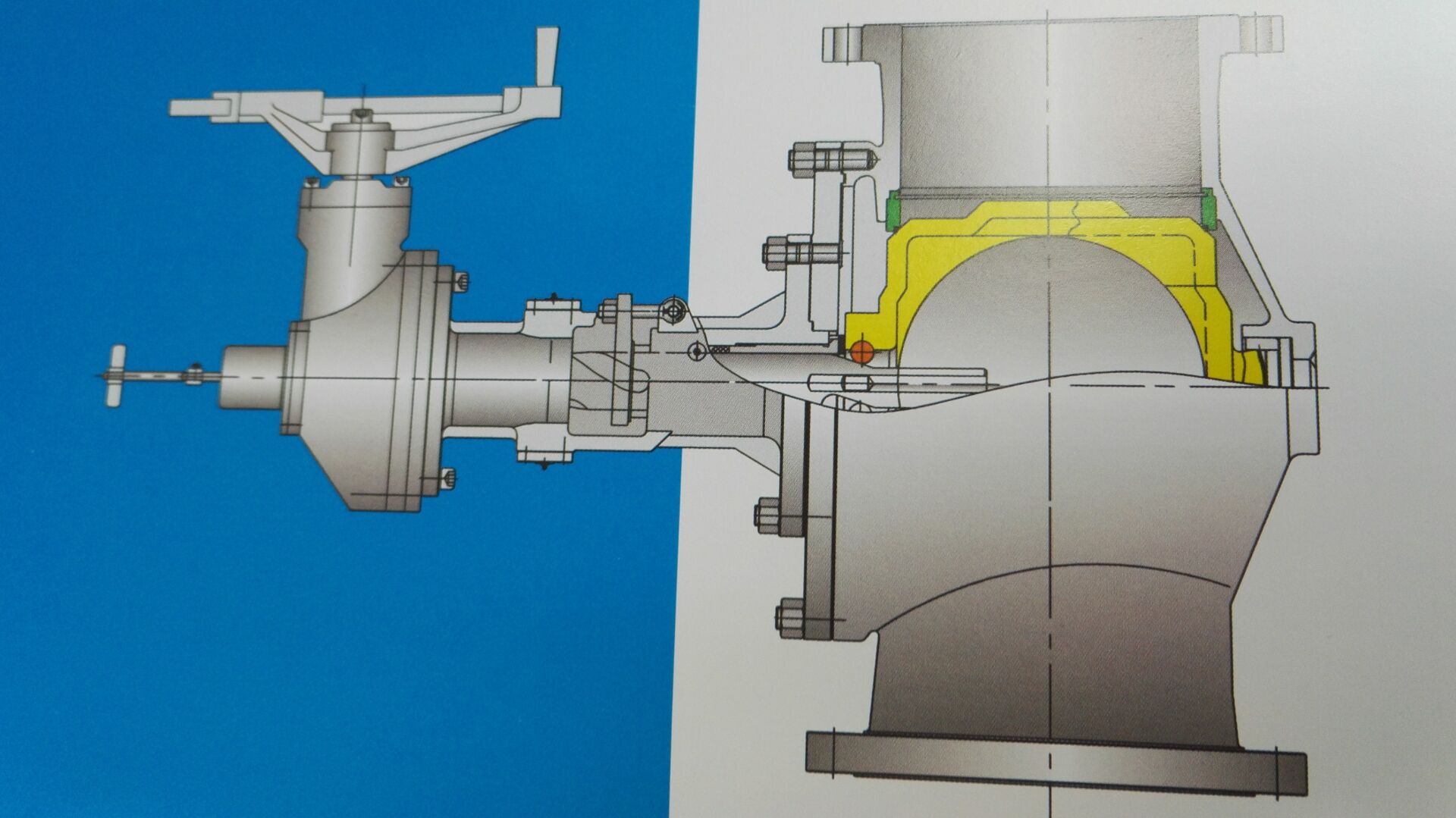 上裝式軌道球閥圖片/上裝式軌道球閥樣板圖 (1)