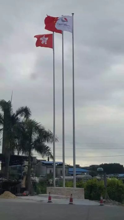 珠海標(biāo)準(zhǔn)成品不銹鋼旗桿廠家圖片