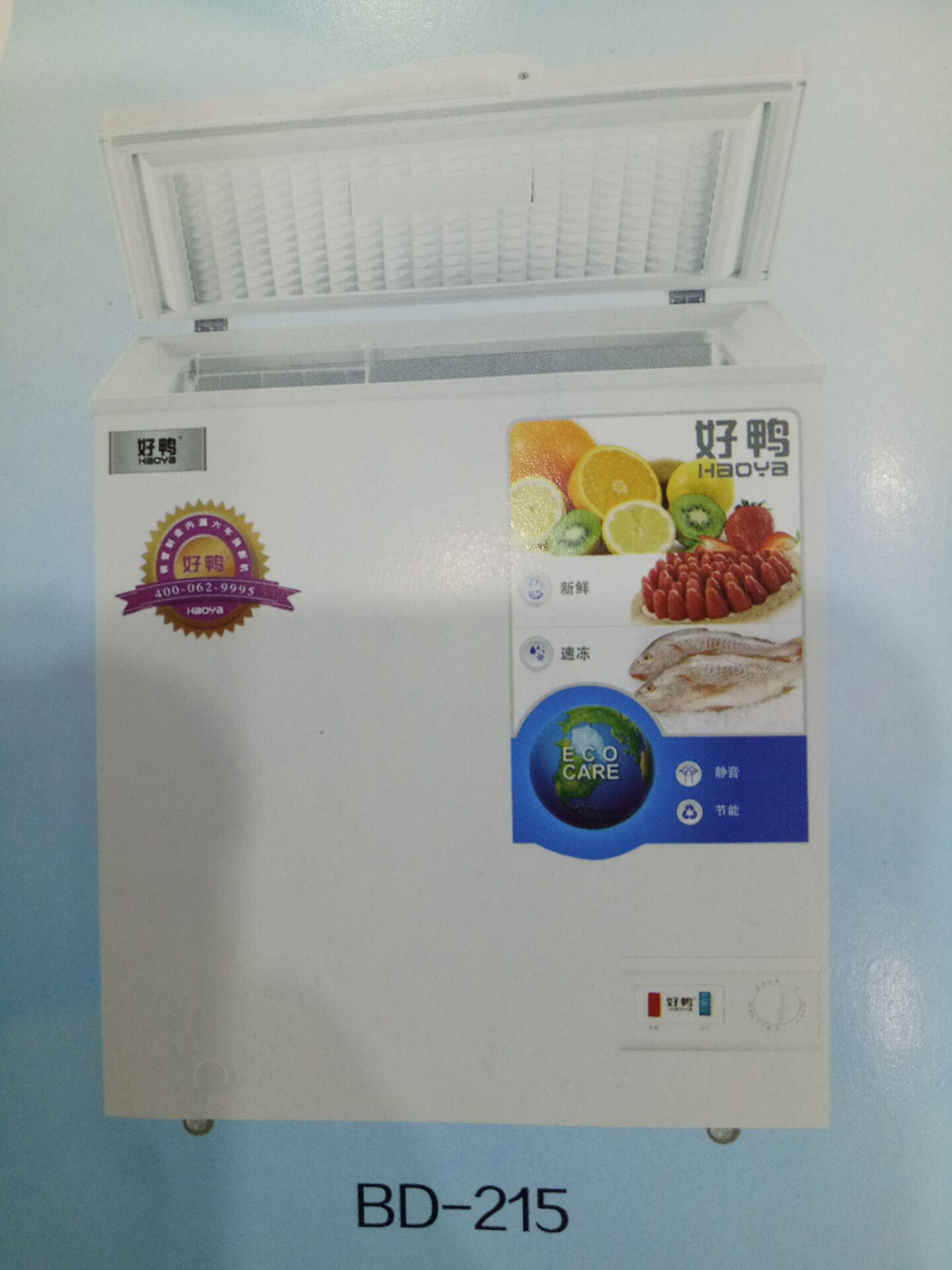 濟(jì)南好鴨BD-215冷柜品質(zhì)好圖片