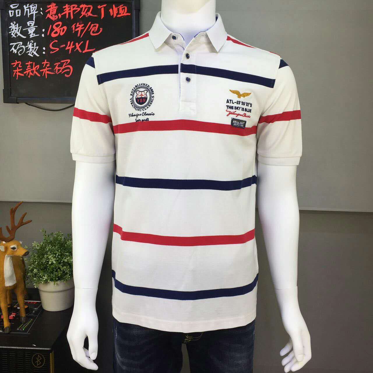 意邦奴精品男裝商務(wù)休閑T恤圖片