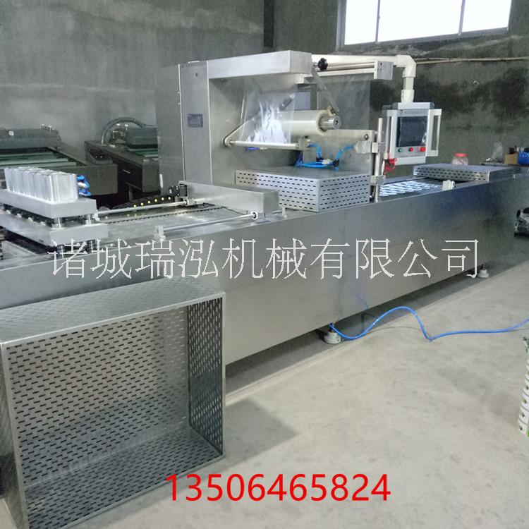 商用大型全自動拉伸膜真空包裝機(jī)  大型食品全自動拉伸膜真空包裝機(jī)