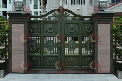 鋁藝大門圖片/鋁藝大門樣板圖 (4)