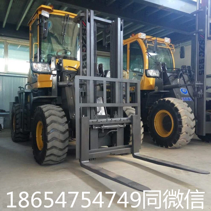 叉集裝箱用的四噸越野叉車四輪驅(qū)動全液壓叉車無極變速廠家直銷可定制