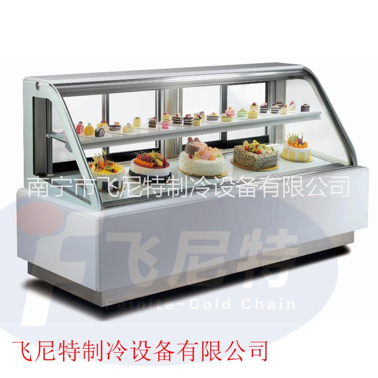 豪華風冷圓弧蛋糕柜圖片