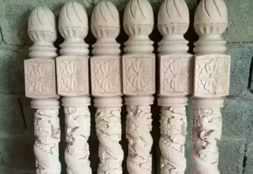 實(shí)木樓梯立柱扶手圖片/實(shí)木樓梯立柱扶手樣板圖 (1)