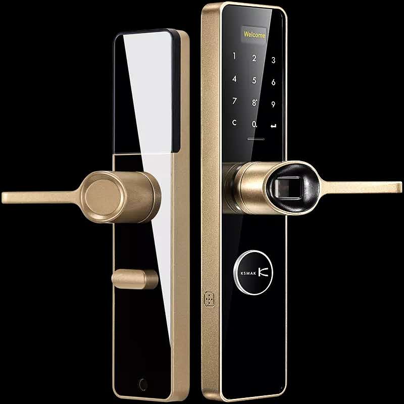 金指碼指紋鎖家用防盜門鎖智能鎖密圖片/金指碼指紋鎖家用防盜門鎖智能鎖密樣板圖 (2)