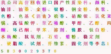 *回收油漆.油墨.抗氧劑纖維素