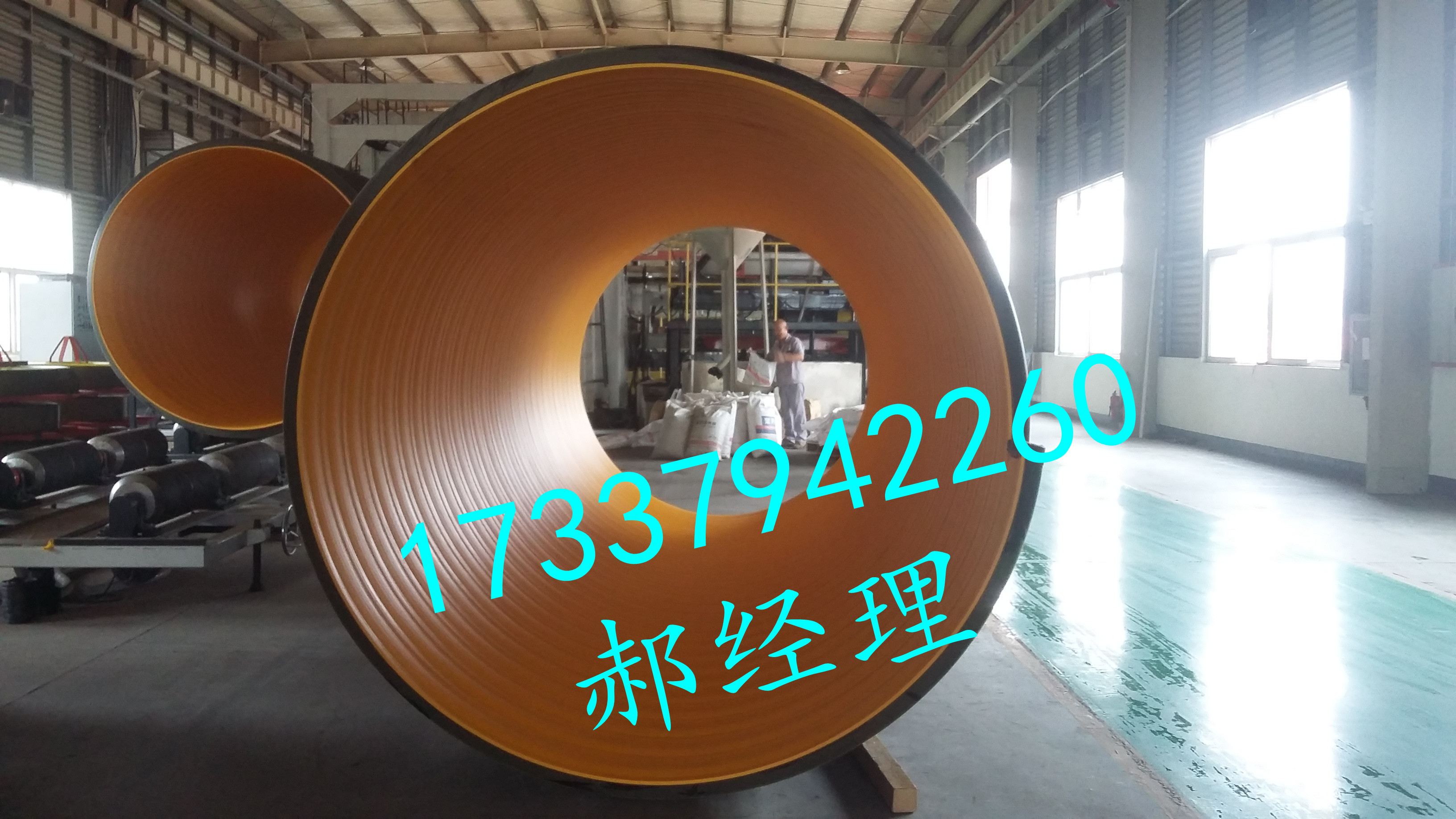 鋼帶增強(qiáng)螺旋波紋圖片/鋼帶增強(qiáng)螺旋波紋樣板圖 (3)