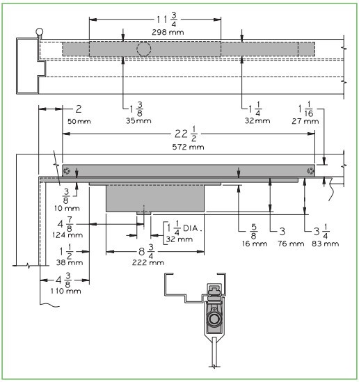 LCN3130系列隱藏式閉門器圖片/LCN3130系列隱藏式閉門器樣板圖 (4)