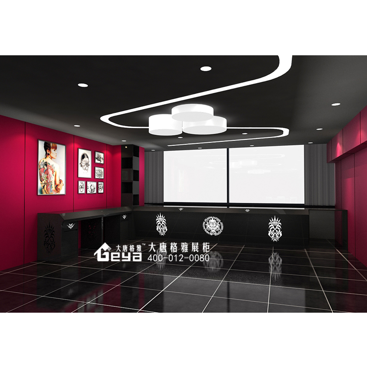 烤漆展柜訂制廠家-紋身店鋪精品展圖片/烤漆展柜訂制廠家-紋身店鋪精品展樣板圖 (1)