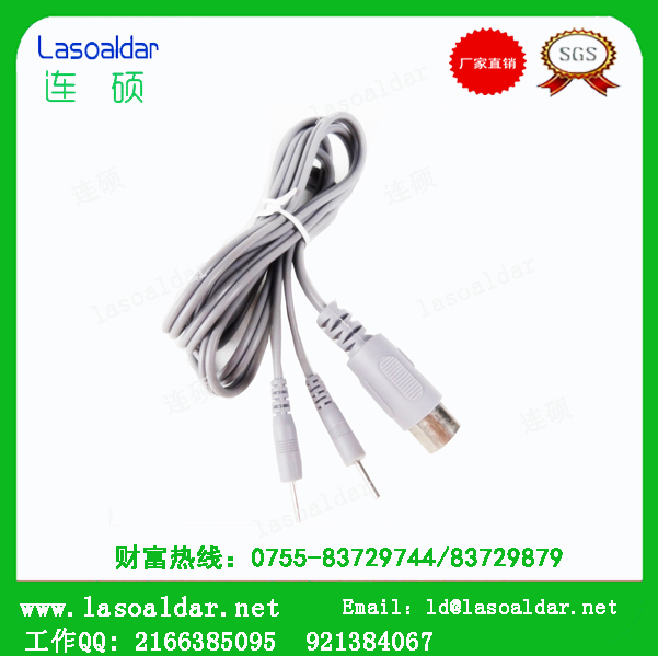 美容儀設(shè)備線發(fā)熱片連接線理療儀器線束養(yǎng)生美容美體美甲儀器連接線貼片電極線