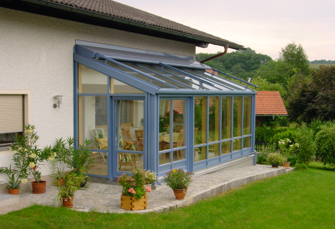 艾蔚特調(diào)光玻璃應(yīng)用于陽光房案例圖片