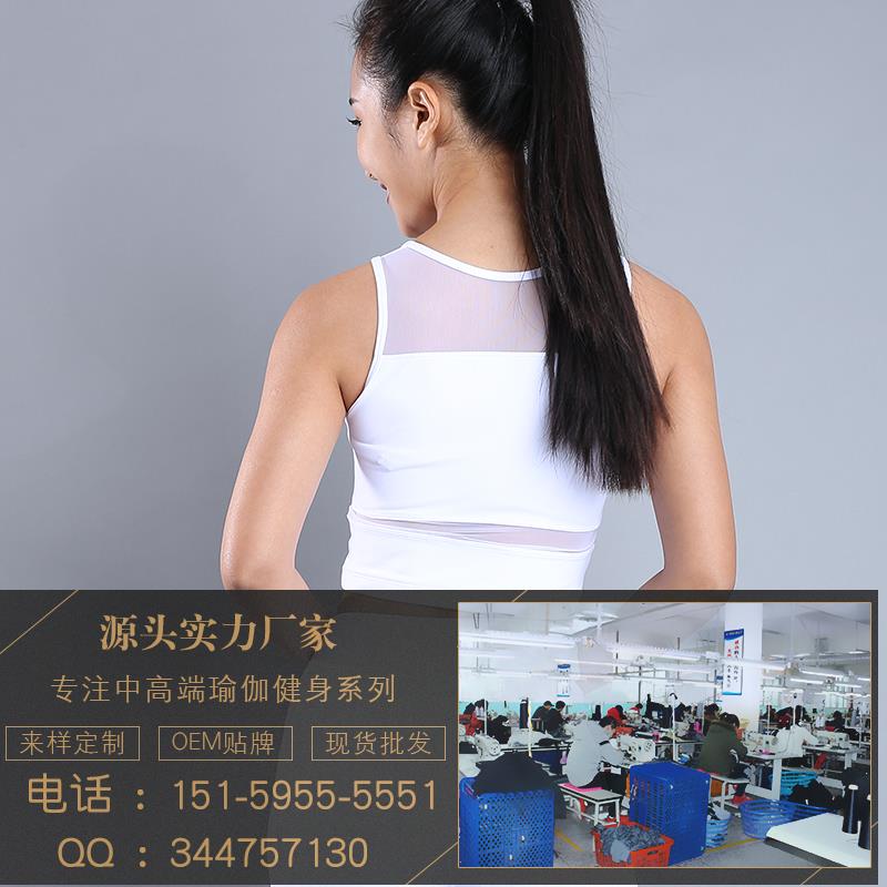 專業(yè)運(yùn)動(dòng)一體式瑜伽文胸長(zhǎng)款防震跑圖片