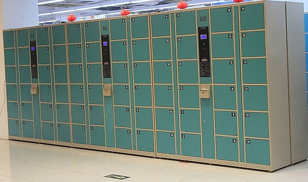 超市電子存包柜 圖書(shū)館咖啡店存包 超市電子存包柜 定制各種存包柜