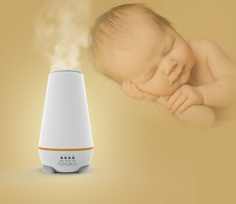 150ml香薰加濕器  亞馬遜爆款廠家直銷  精油空氣凈化香薰加濕器 150ml七彩燈香薰機(jī)加濕器