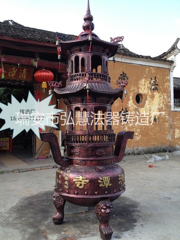 厂家批发江西寺庙铜香炉图片/厂家批发江西寺庙铜香炉样板图 (3)