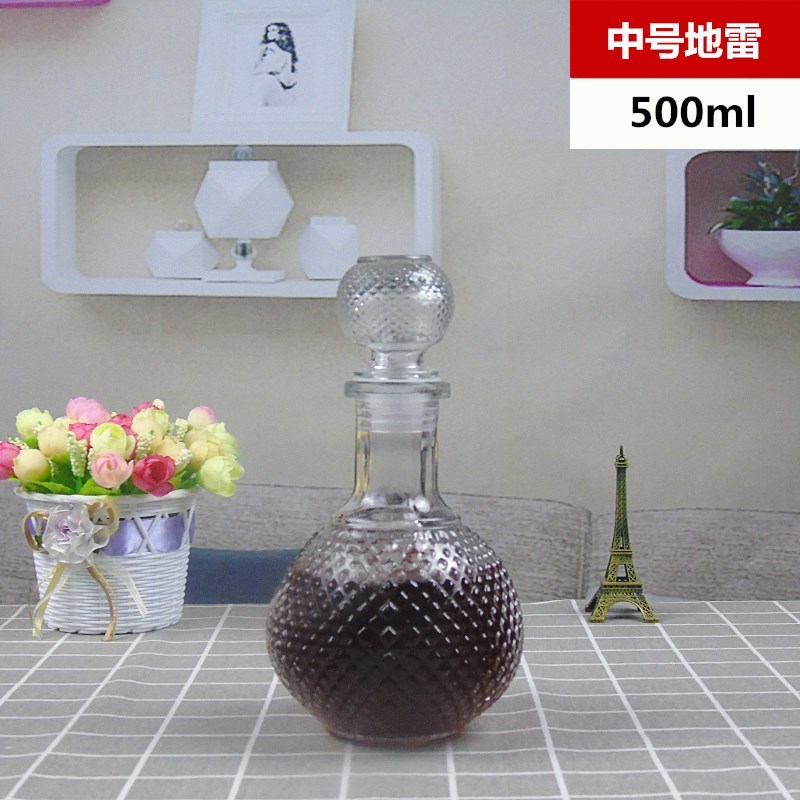 江苏徐州玻璃红酒瓶 批发零售250ml 500ml 红酒瓶酒瓶 醒酒器