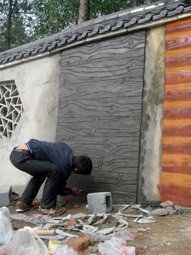 上海仿木地板定做\浙江仿木桩报价\湖南仿木桥梁栏杆价  水泥仿木工艺材料图片