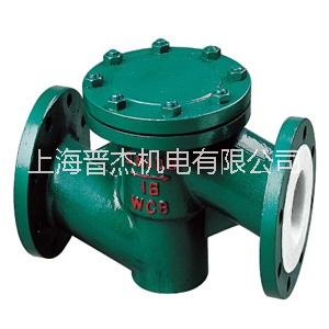 鑄鋼襯氟法蘭止回閥圖片