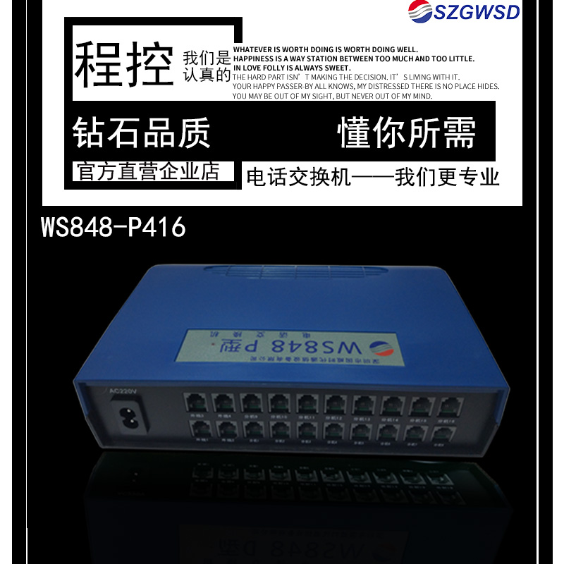 國(guó)威WS848-P416交換機(jī)圖片/國(guó)威WS848-P416交換機(jī)樣板圖 (1)