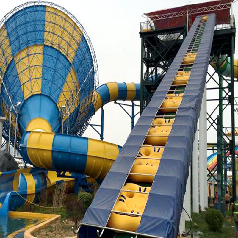 寧津浩宇大喇叭滑梯提升機(jī)